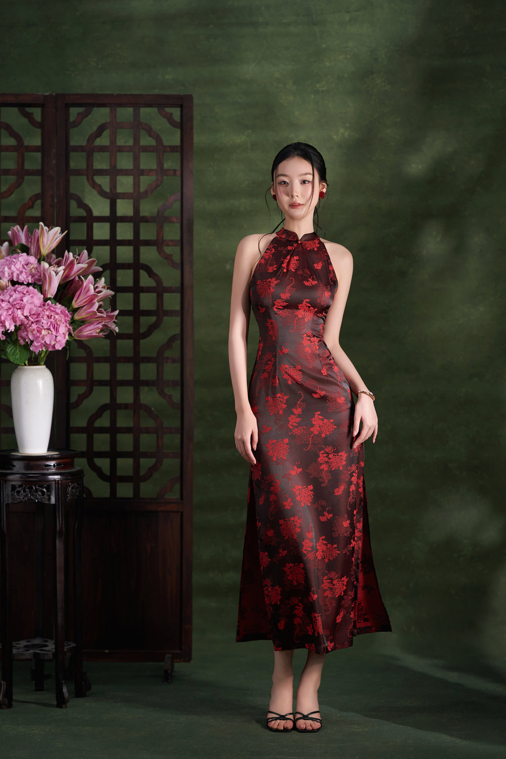 Crimson Lily Dress