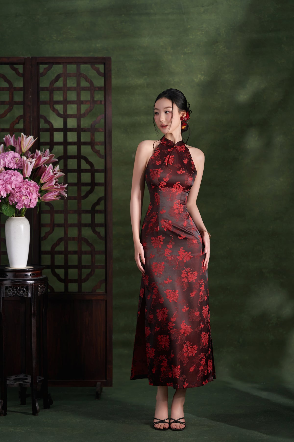 Crimson Lily Dress