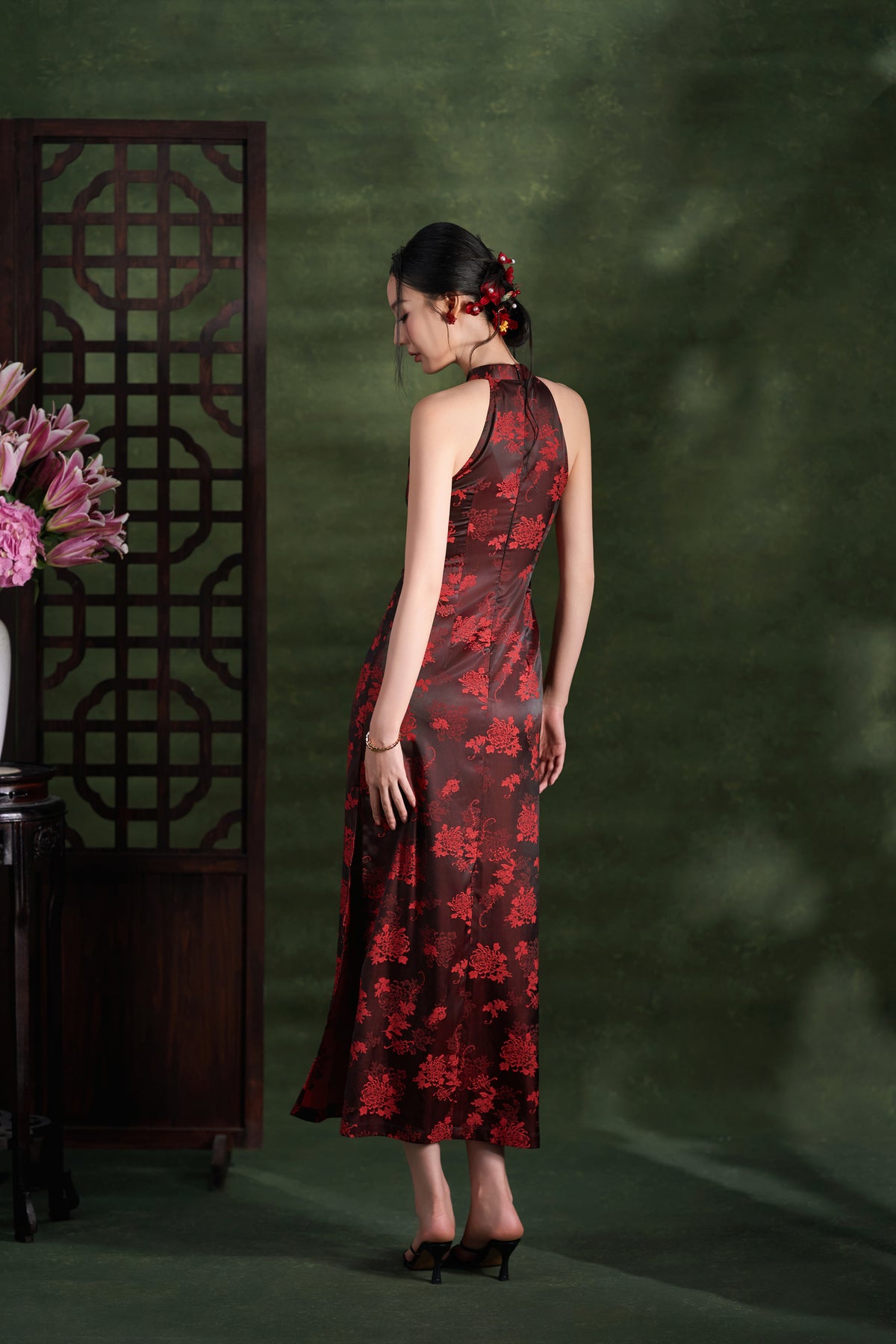 Crimson Lily Dress