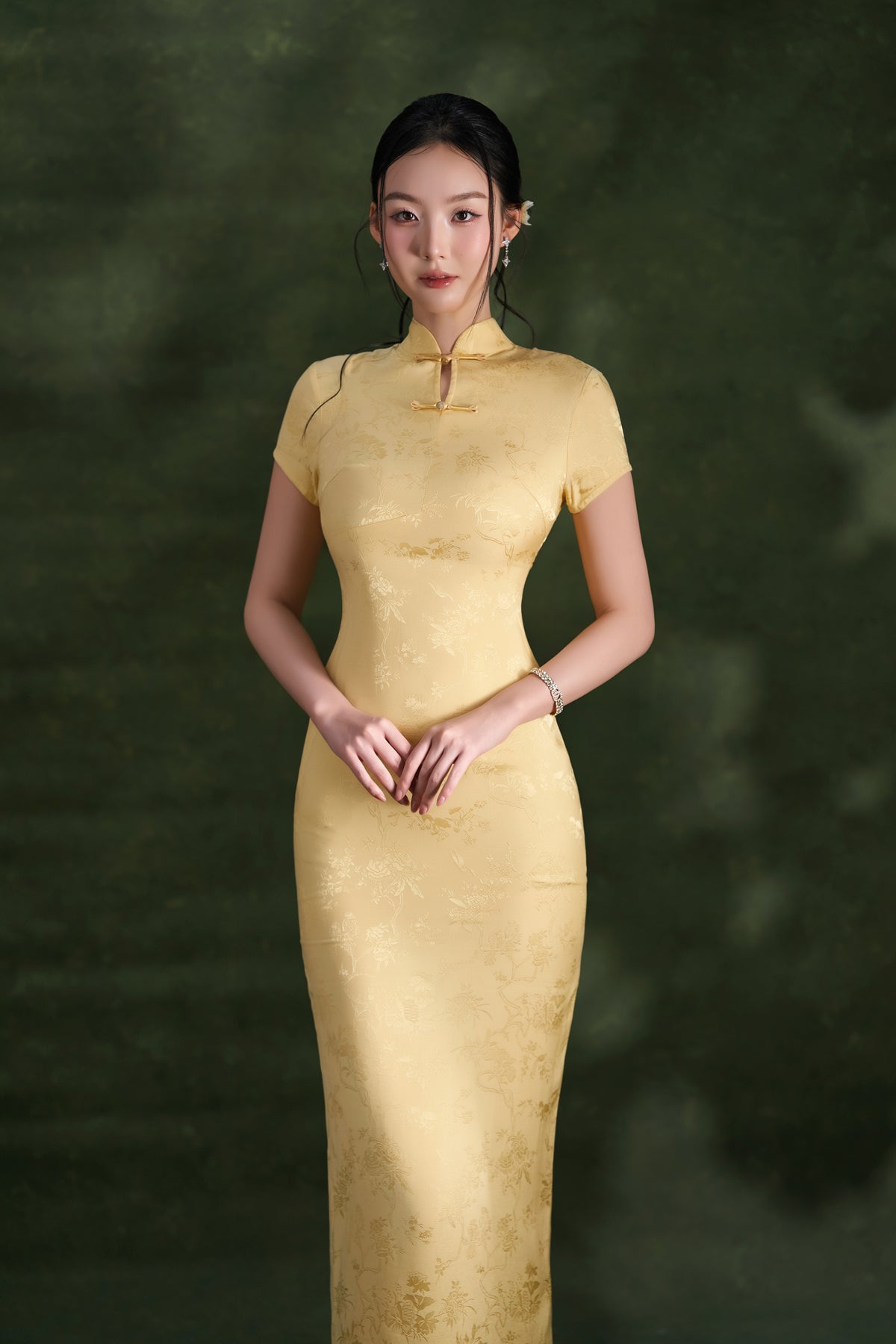 Sunlit Osmanthus Dress